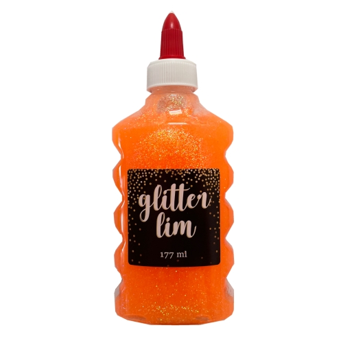 Glitterlim orange