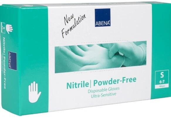 Handske S nitril blå Abena