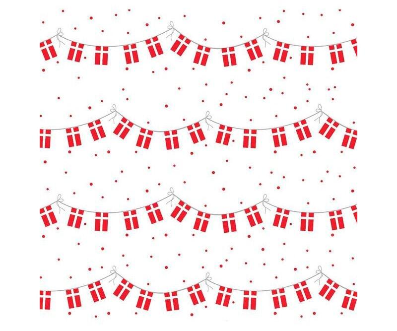 Gavepapir med flag