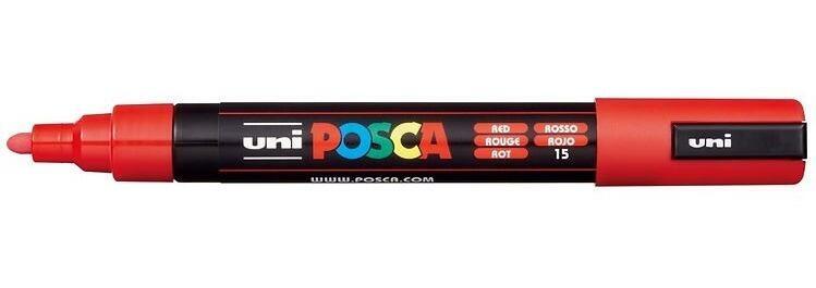 Posca Tusch 1,8 - 2,5 rød