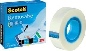 Scotch aftagelig tape 19 mm