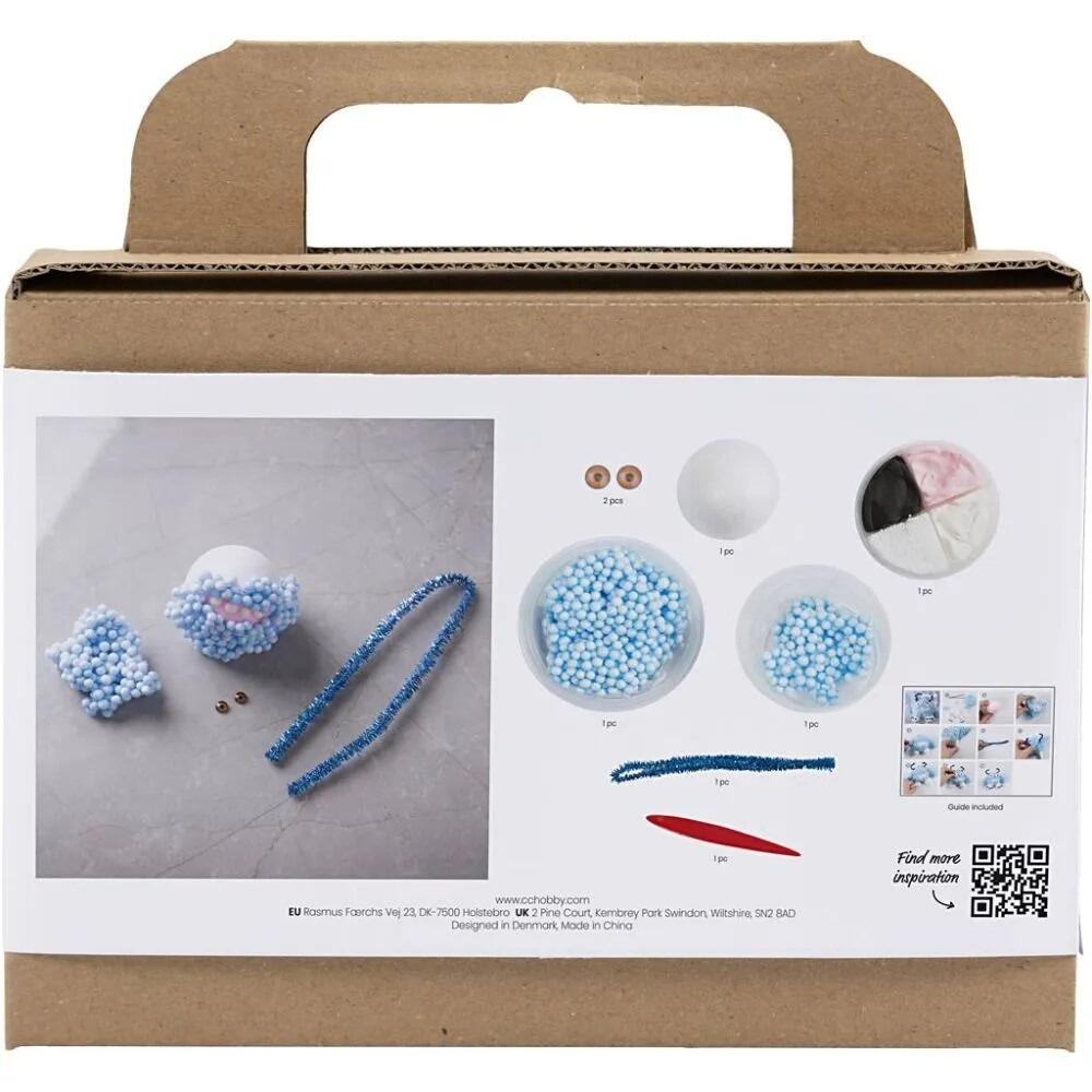 Mini DIY Modellering blå monste