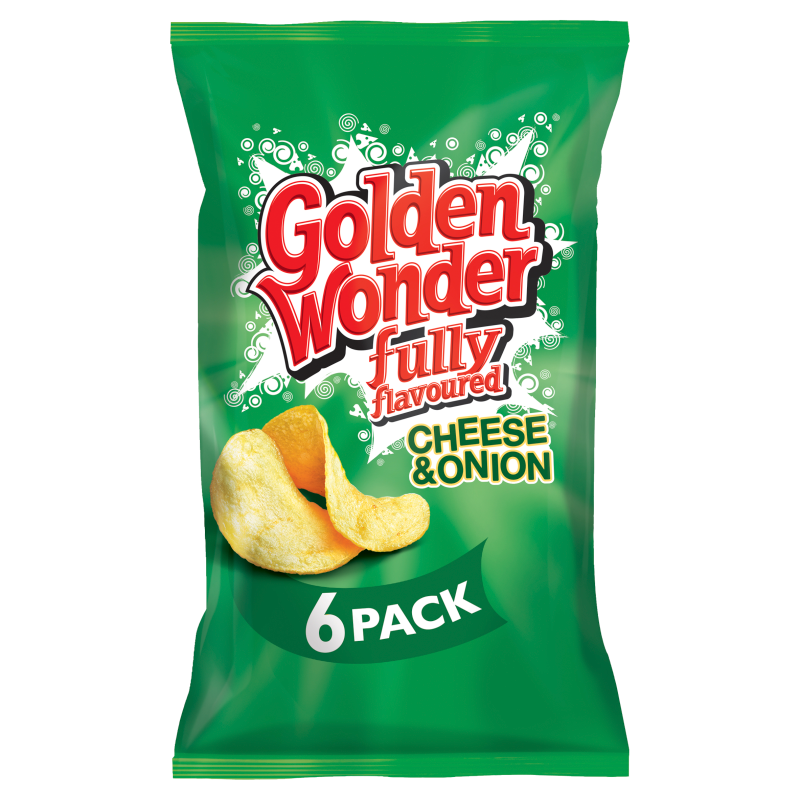 Golden Wonder Cheese & Onion 6pk