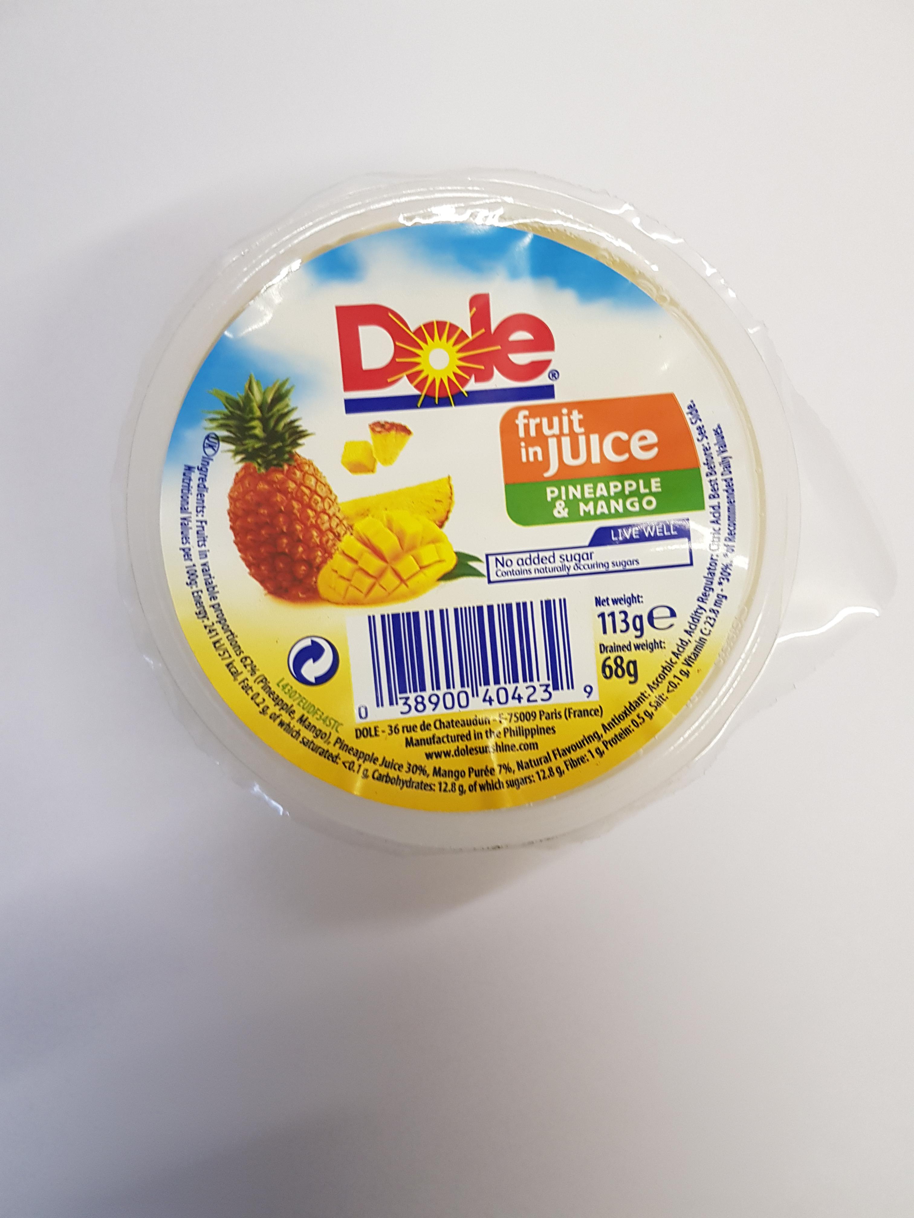 Dole Pine & Mango Singles