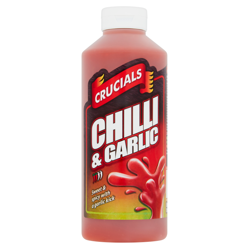 Crucials Chilli & Garlic Squeezy Sauce 500ml
