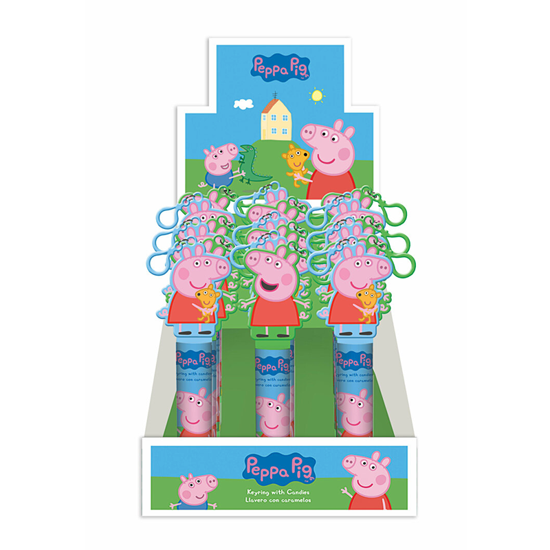 Rose Peppa Pig Jelly Beans with Key Chain