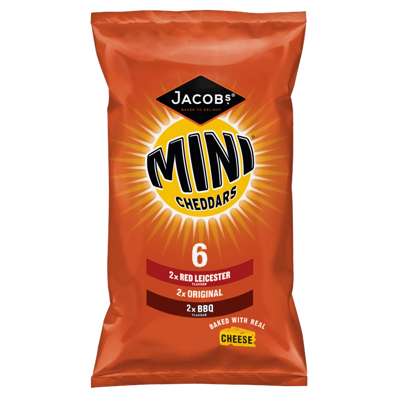 Jacob's Mini Cheddars Variety 6pk