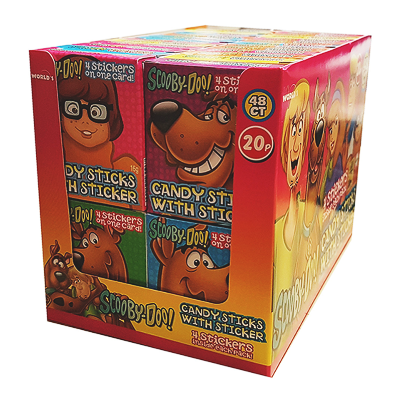 Scooby-Doo Candy Sticks With Stickers