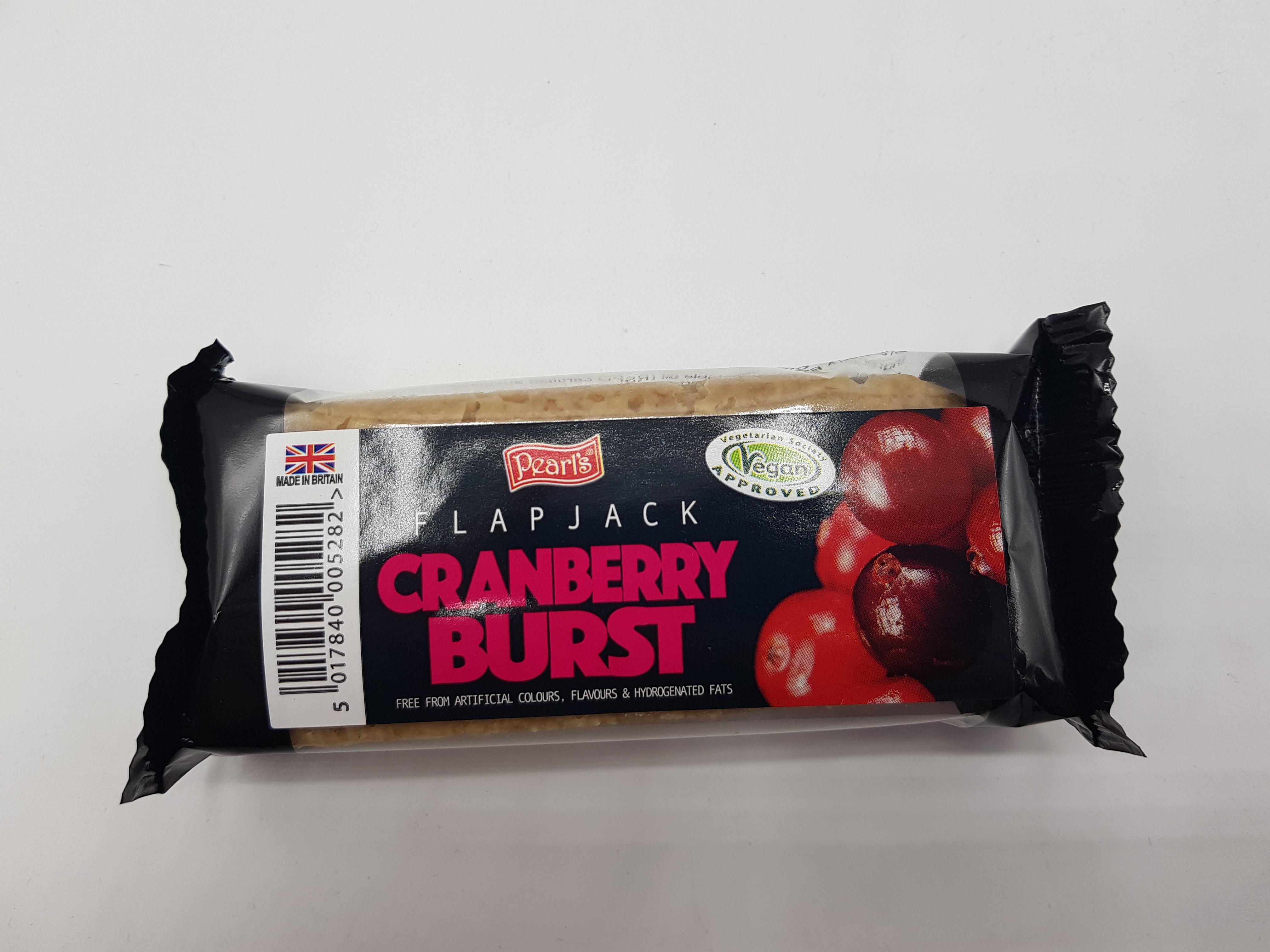 Pearls Cranberry Flapjack