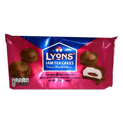 Lyons' 8 Jam Tea Cakes 100g | Low Price Foods Ltd