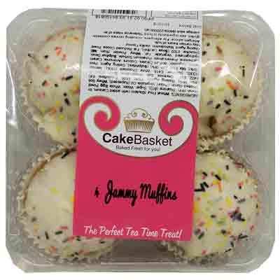 Cake Basket Jammy Muffins