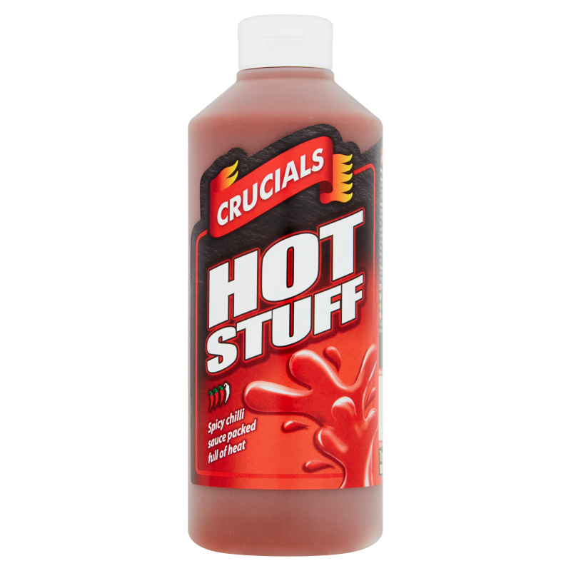 Crucials Hot Stuff Chilli Squeezy Sauce 500ml