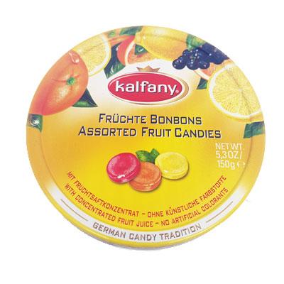 Travel Sweet Tins Assorted Fruit
