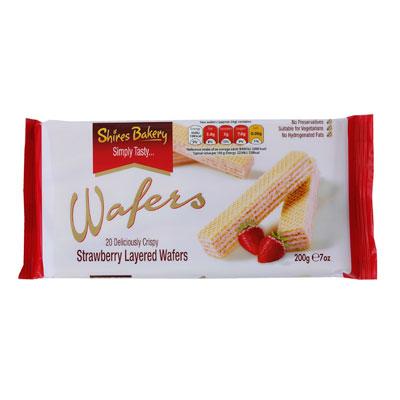 Shires Strawberry Wafers