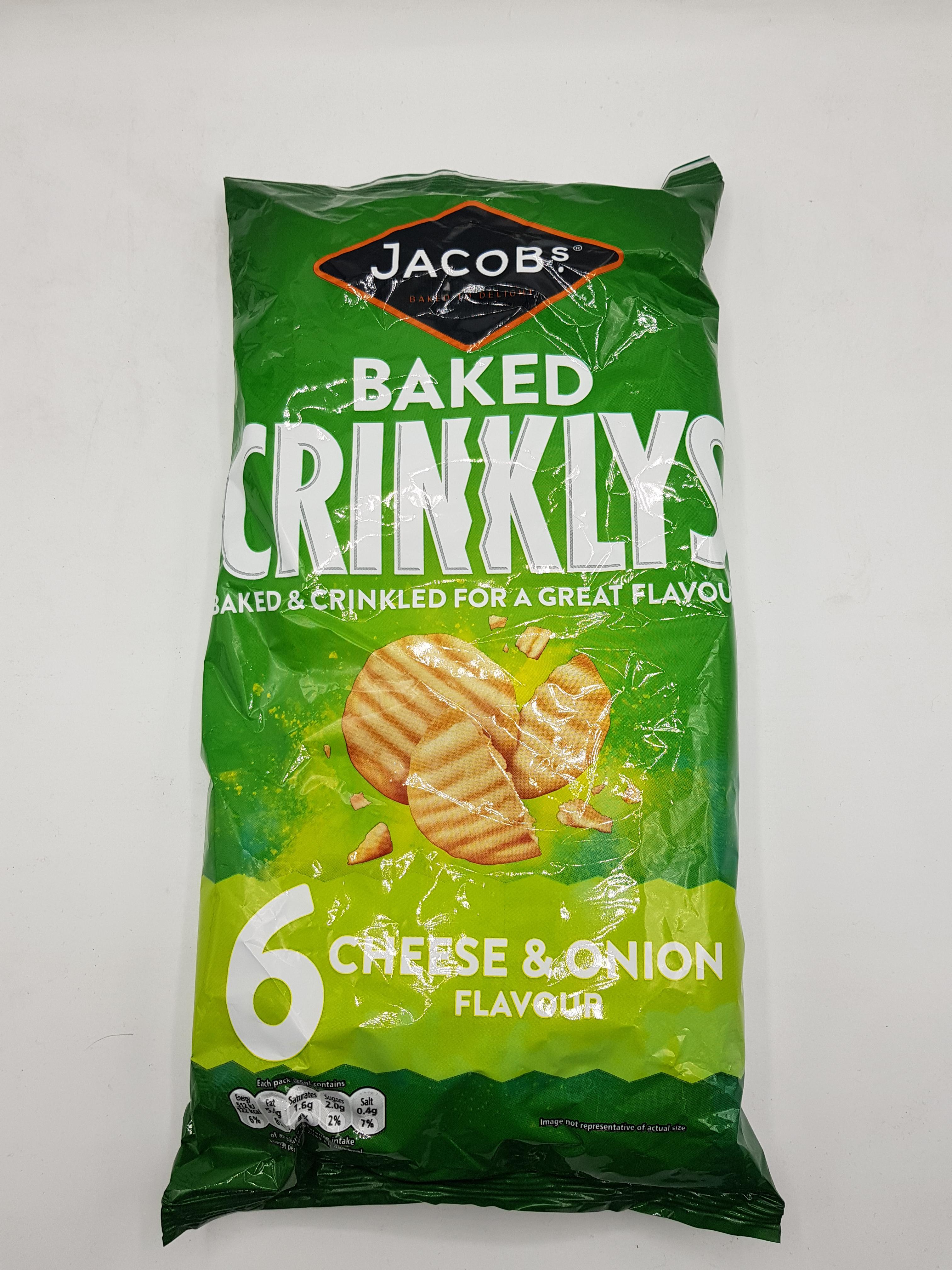 Jacob's Crinkly Cheese & Onion