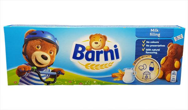 Cake Bar Family Barni With Strawberry 5X30g