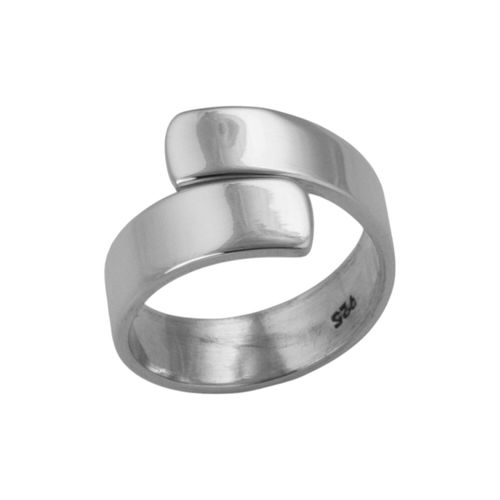 Image#1 5mm Crossover Band Ring - Size ADJ (J - P )
