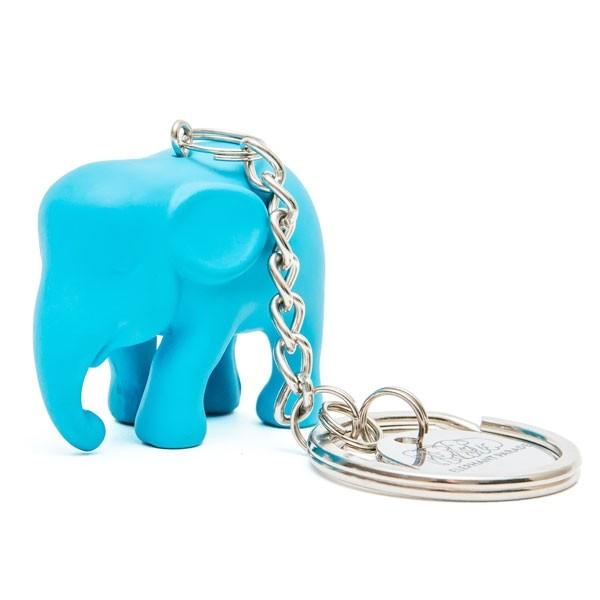 Elephant Parade Key Ring Light blue ElElephant Paradehant in Silicone M1