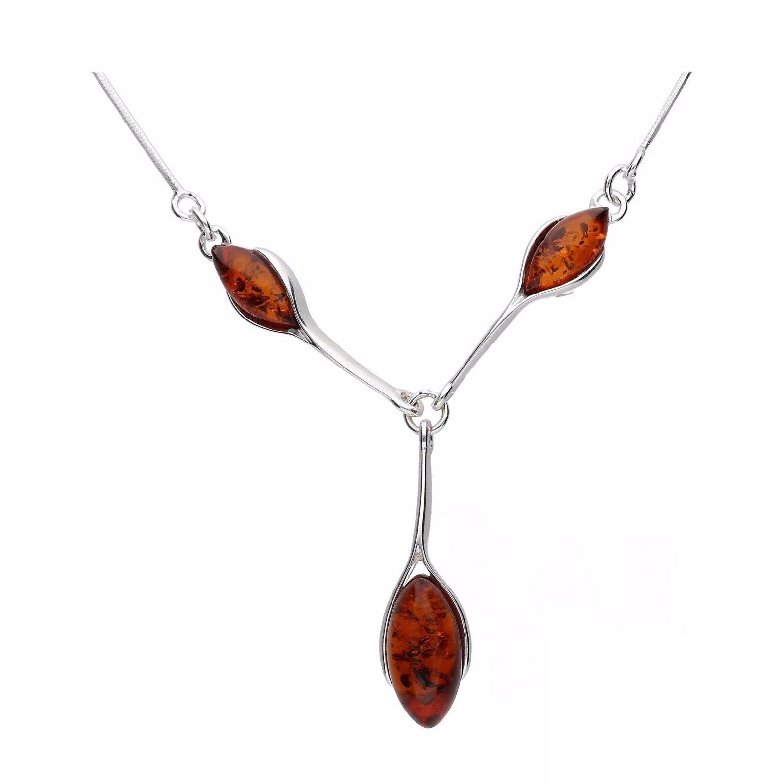 Brown Amber Necklace