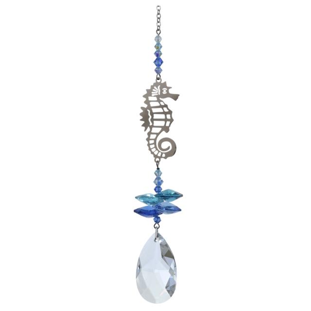 Image#1 Crystal Fantasies Seahorse - Royal Blue