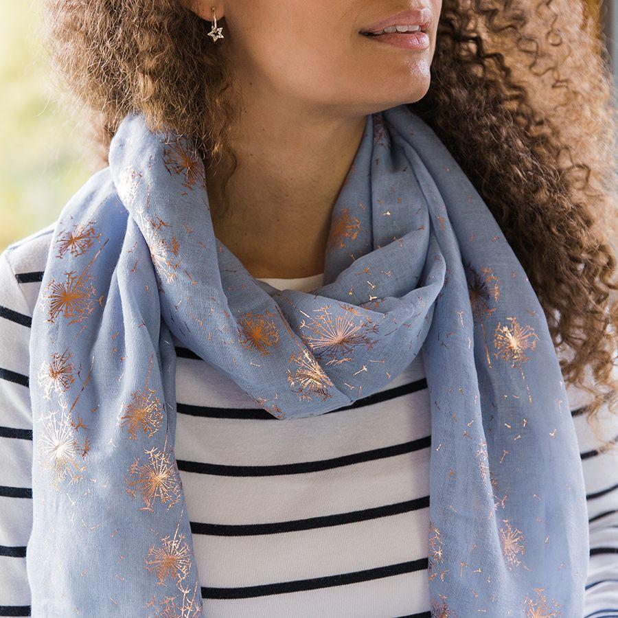 Pale blue scarf sales uk