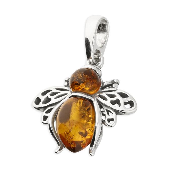 Amber bee clearance pendant