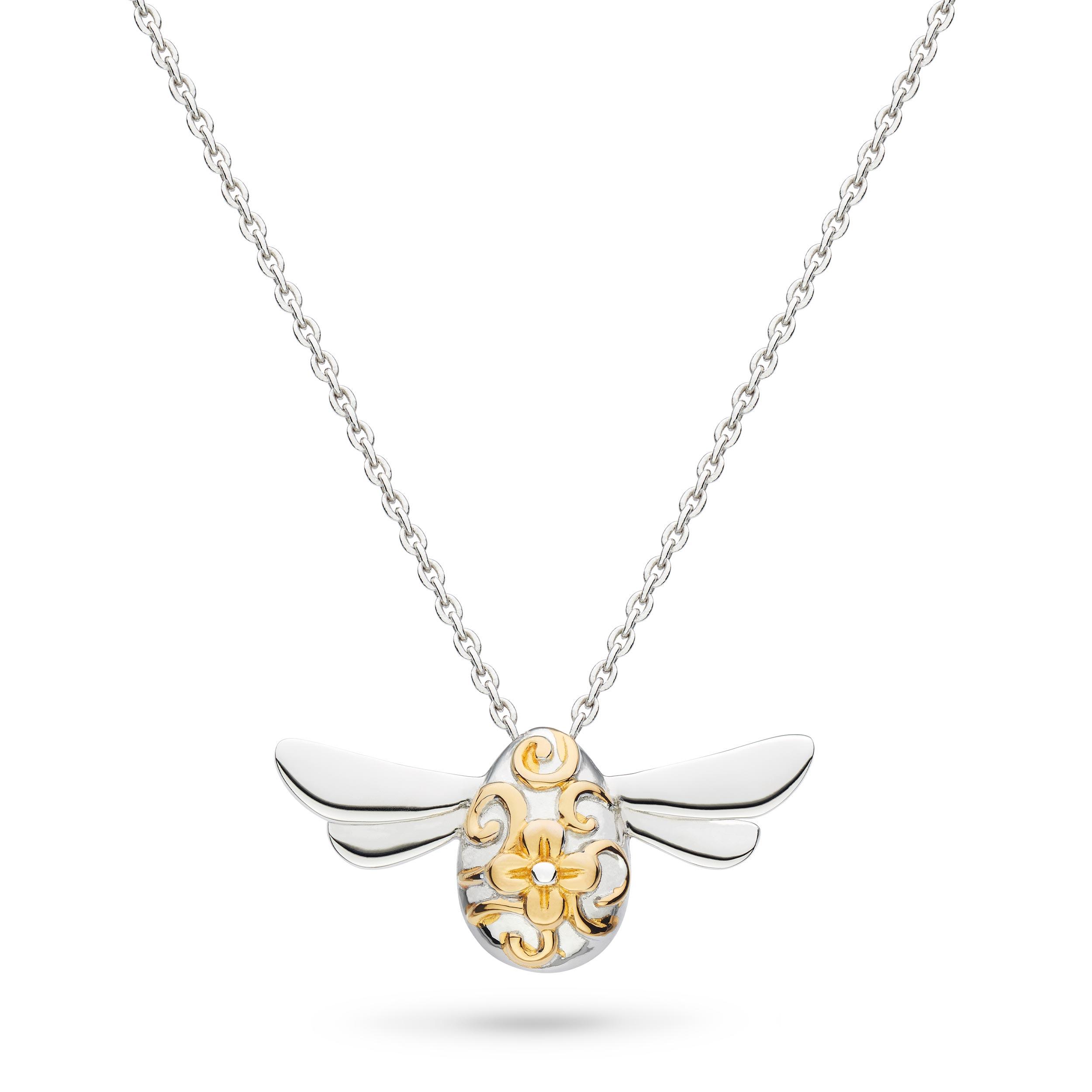 Image#1 Blossom Flyte Midi Honey Bee Gold Plated Necklace