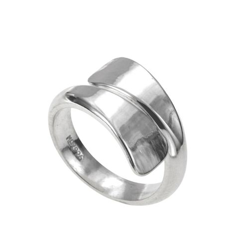 Image#1 15mm Wide, Open-Ended Polished Ring - Size ADJ (I - W )