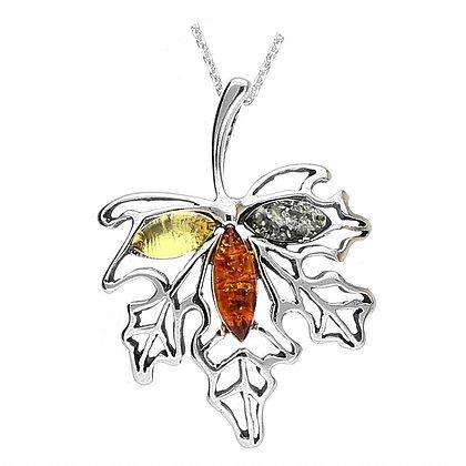 Artico Beauty Mix Amber Silver Pendant