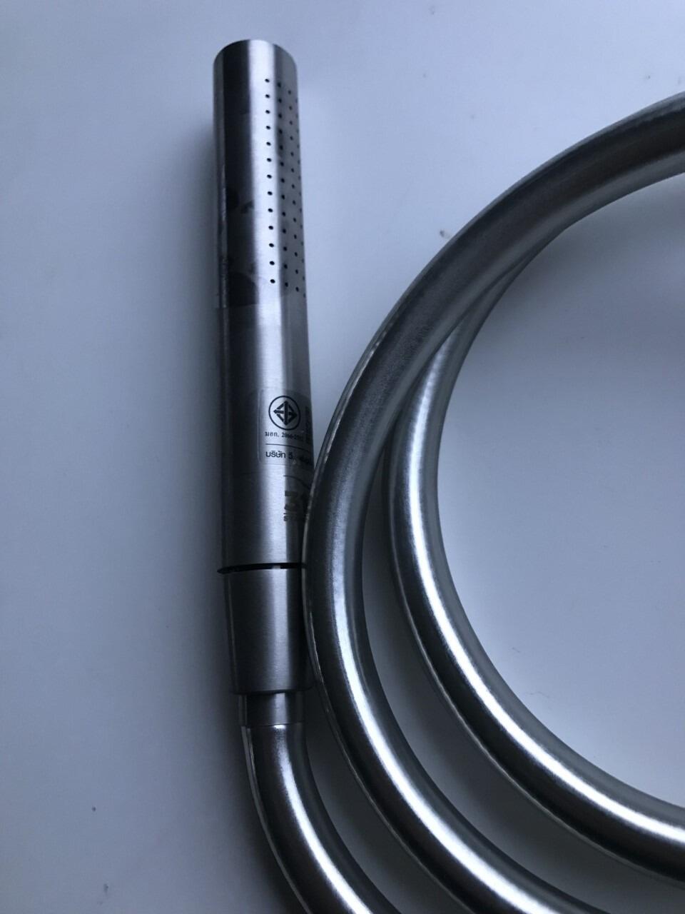 rubber shower hose with 316 marine grade stainless steel outdoor garden shower head