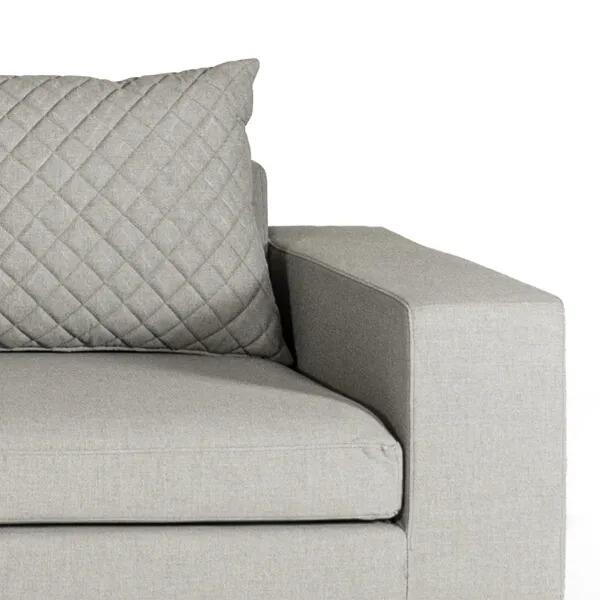 all weather fabric cushions detail quilted for modern garden corner lounge sofa set stone arctic