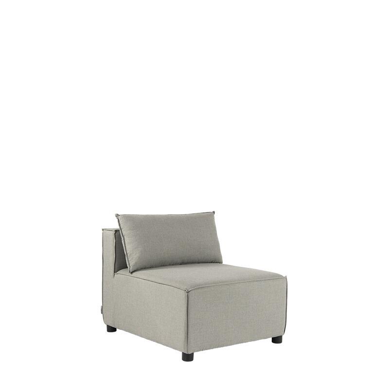 sand modular garden lounge sofa unit middle all weather fabric sunbrella modern outdoor furniture