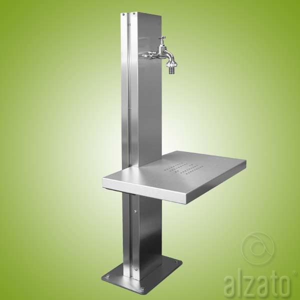 outdoor garden floor mounted tap in 304 grade stainless steel