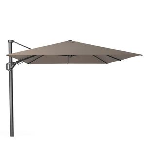 stone canopy sand filled base stone 90 kg parasol premium garden cantilever parasol with LED lights patio outdoor grey stone aluminium