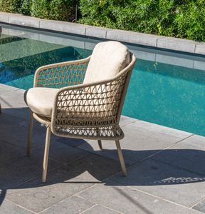 all weather rope weave bistro set garden patio outdoor modern dining puccini