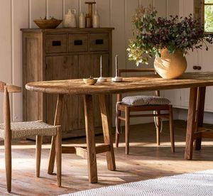 reclaimed teak garden dining table and chairs outdoor casual hawthorne set
