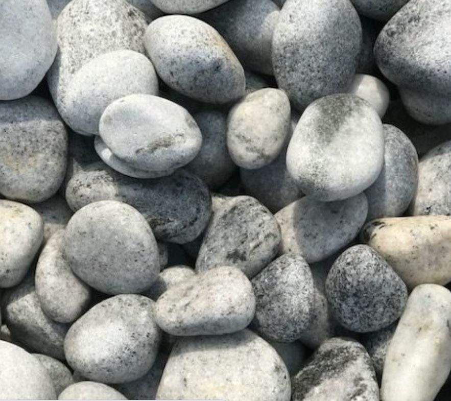 grey granite decorative garden stone [pebbles