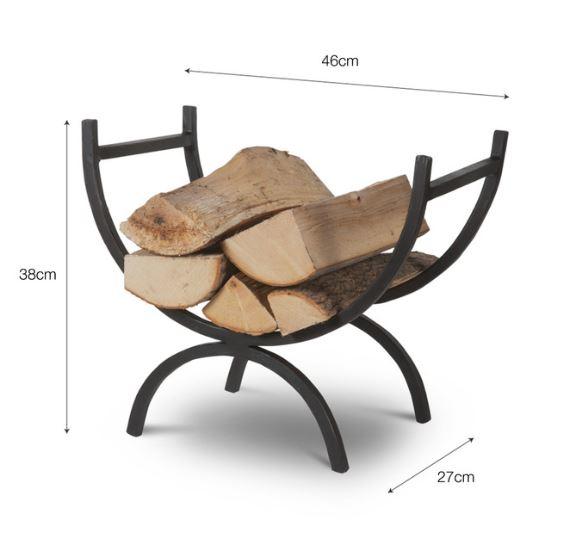 dimensions of iron fireplace log basket sore indoor fire side use