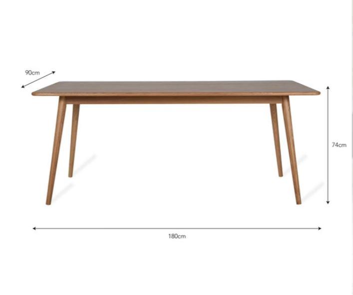 dimensions of oak kitchen dining table mid century design spindle legs