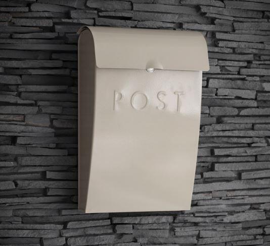 clay letter box or post box weatherproof wall hung outdoor storage