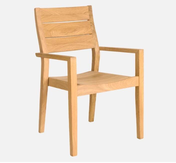 modern wooden garden armchairs roble hardwood outdoor eating