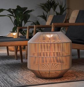 modern large all weather wicker designer outdoor garden lamp lantern light gloster nest large lighting