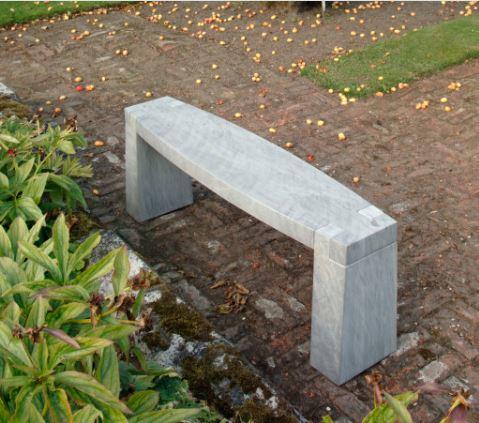 sandstone garden bench modern grey kent uk high quality stone outdoor