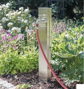 Garden Tap Stainless Steel Free Standing Small 