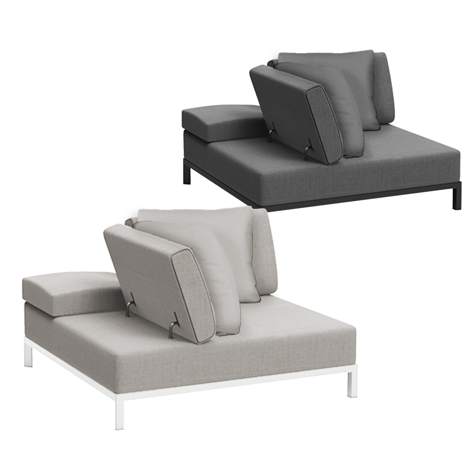 modular corner sofa unit all weather fabric garden lounge sofa set sunbrella modern motion