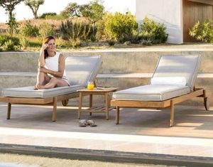 Chic Sun Loungers with High Tech Fabrics Ingarden