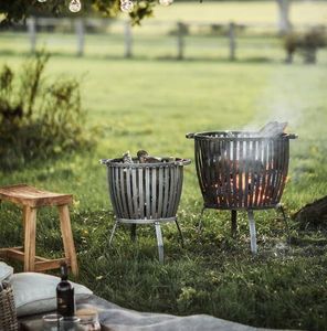 large and small garden outdoor firepits barrington metal heating