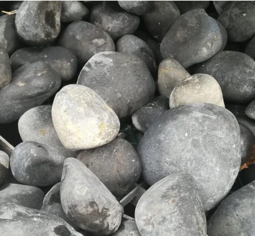 black sandstone natural stone garden decorative pebbles