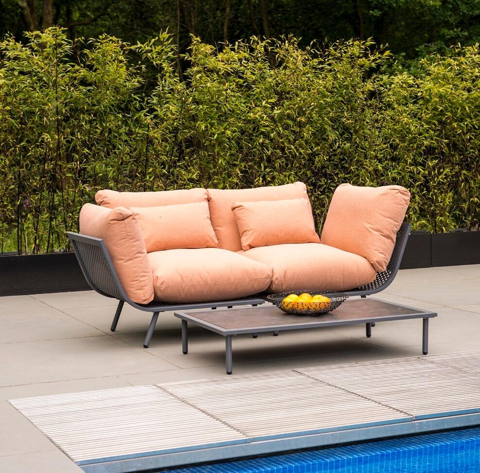ochre cushions patio all weather beach outdoor garden lounge modular pieces