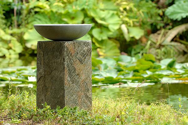 contemporary modern bird bath